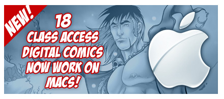 18 Comics Availabe for Macs!