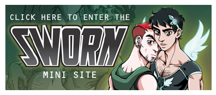 Sworn Erotic Gay Comic Minisite!